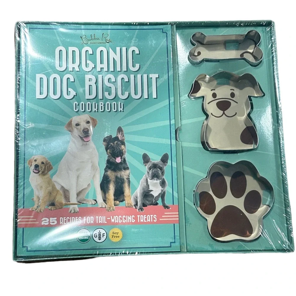 New Bubba Rose Organic Dog Biscuit Cookbook - Picture 1 of 2